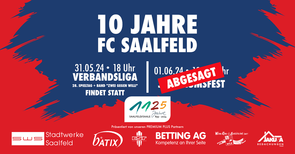 10 JAHRE FC SAALFELD